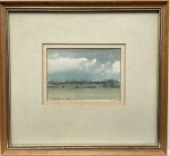 Anthony Colbert (1934-2007) watercolour, 'Storm Clouds', signed and dated '86, 8.5cm x 12cm, glazed