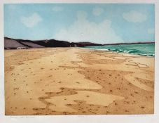 John Brunsdon (1933-2014) signed limited edition print - Beach near Dunwich, 67/125, 44cm x 60cm, un