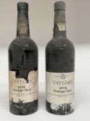 Two bottles, Taylor's 1975 Port