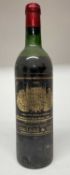 One bottle, Chateau Palmer Margaux 1981