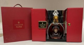 Remy Martin Louis XIII Grande Champagne Cognac, in fitted presentation box, with mirror back display