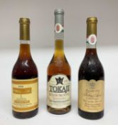 Three bottles: Tokaji Aszu1988, Tokaji Szamorodni 1993 and Tokaji Aszu 2000