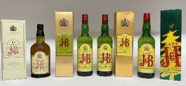 Four bottles of whisky, Justerini & Brooks 15 year old and three various bottles of 'Rare', each in