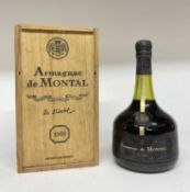 Armagnac de Montal 1960, 45%., 70cl., in orignal wooden box