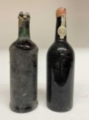 Two bottles of Port, Niepoort and another, lacking labels with no sign of vintages but believed 1940
