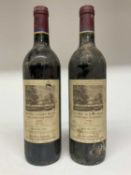 Two bottles, Chateau Duhart-Milon Pauillac 1990, Barons de Rothschild