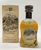Cardhu Pure Highland Malt 12 year old whisky, 40%., 75cl., in original card box