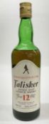 Talisker Single Malt Scotch Whisky, 12 Years Old, 'The Golden Spirit of the Isle of Skye', 43%. 750m