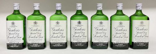 Gordon's Gin, 40%., 750ml, seven bottles