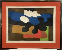 Bertrand Dorny (1931-2015) etching - Terre Rouge, signed, edition number 4/30, 49cm x 65cm, signed i