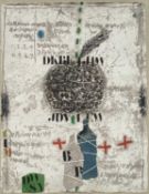 James Coignard (1925-2008) etching and mixed media, Les Deux Otages, signed, edition number 33/75, 6