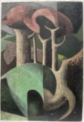 Stuart McCrorie (British. 1926-2017) oil on board - Abstract, 58cm x 40cm, unframed