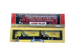 Corgi 1:64 scale diecast articulated lorries including Volvo rigid truck Bishops Move & close couple