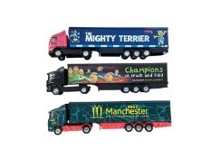 Corgi 1:64 scale diecast articulated lorries including Scania 2002 Manchester XVII Commonwealth Game
