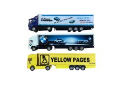 Corgi 1:64 scale diecast articulated lorries including Scania Auto Trader Curtainside, Scania Lea &