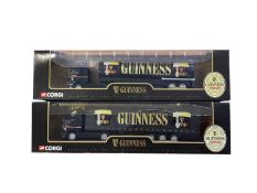 Corgi 1:64 scale diecast articulated lorries including Scania 4 wheel rigid lorry Guinness & close c