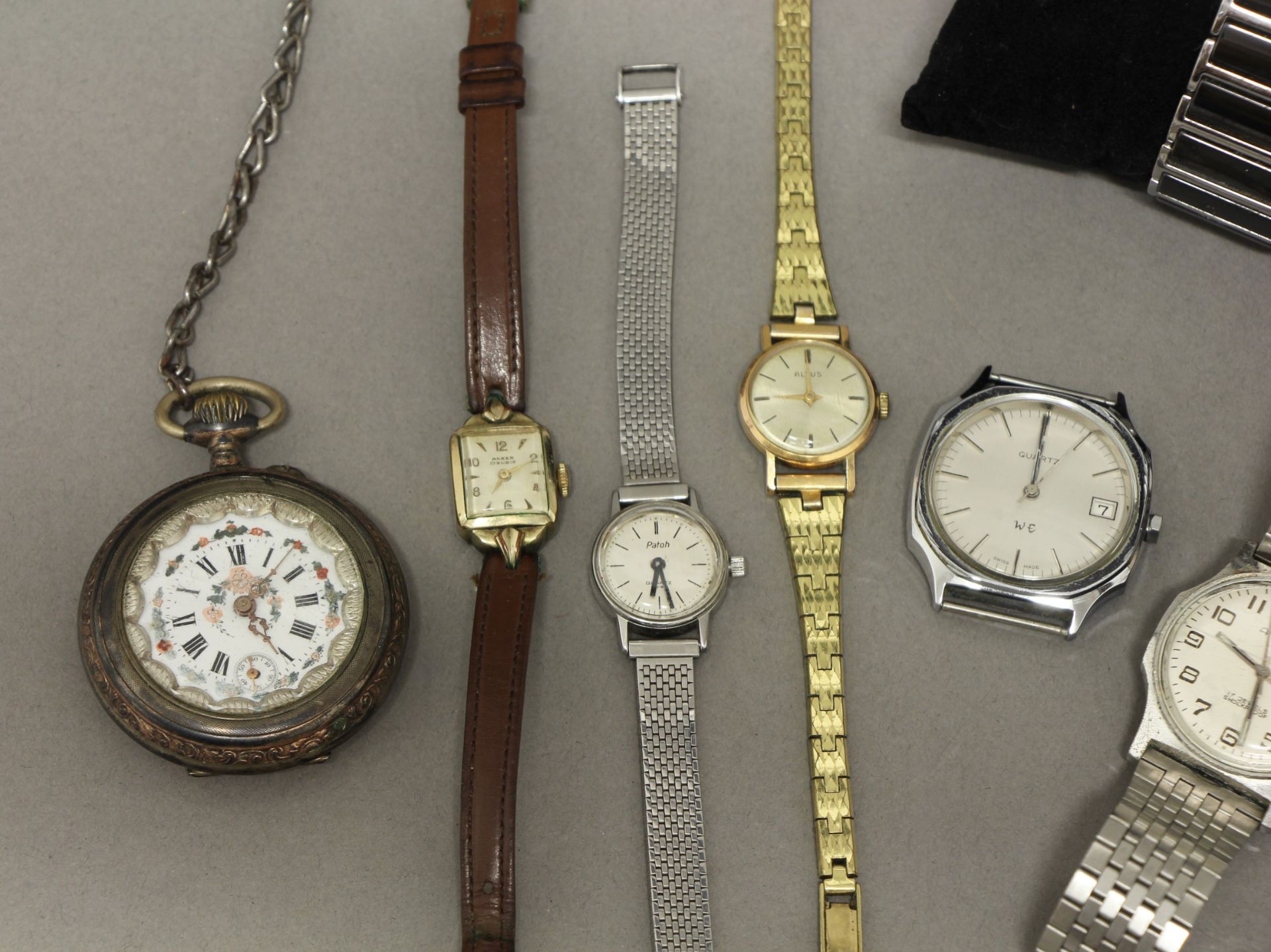 Konvolut Armbanduhren, verschieden, 9 Armbanduhren, u.a. Jacques Lemans, Gucci, Dugena, Ankra, - Bild 4 aus 4