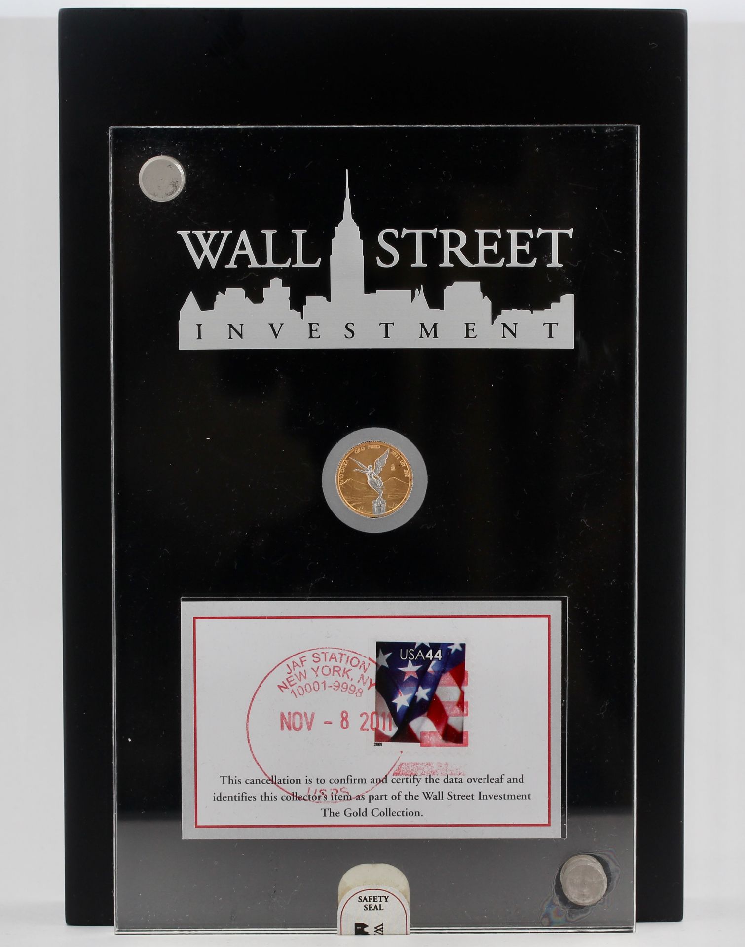 Wall Street Investment 2011, Wall Street Investment, 999 Gold, 1/10 oz, 3,11 g, D. 1,6 cm, - Bild 2 aus 6