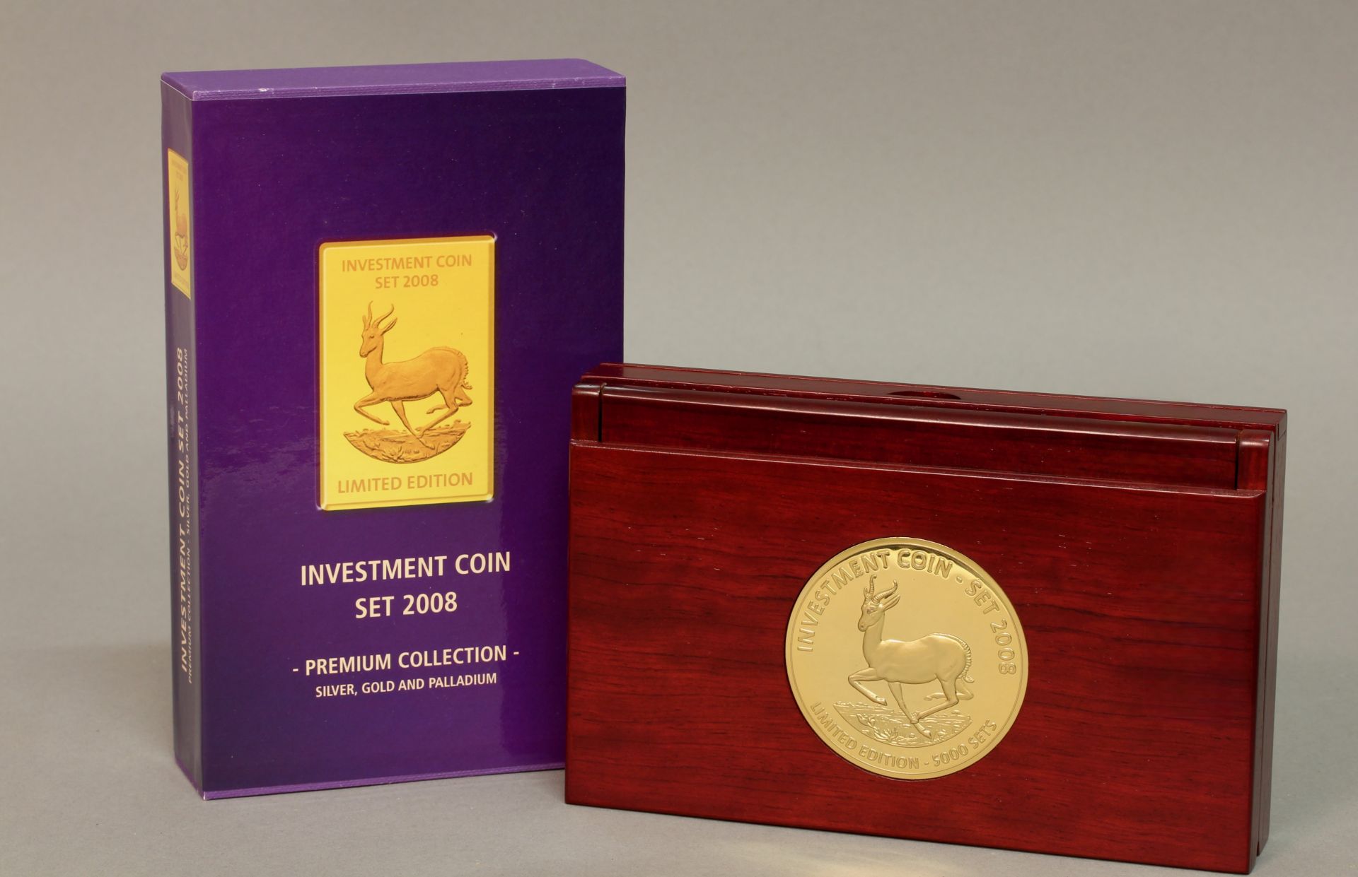 Reppa Investment Coin Set 2008, 1 x 999,9 Feingold, 1,0 g, 1 x 999,9 Feinsilber, 1,0 g, 1 x - Bild 2 aus 7