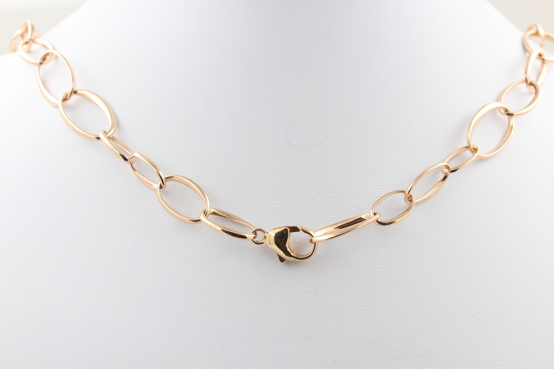 Collier Pomellato und Tamara Comolli, 18 kt Rotgold, Catena 2007, punziert, L. 54,5 cm (nachträglich - Bild 4 aus 6