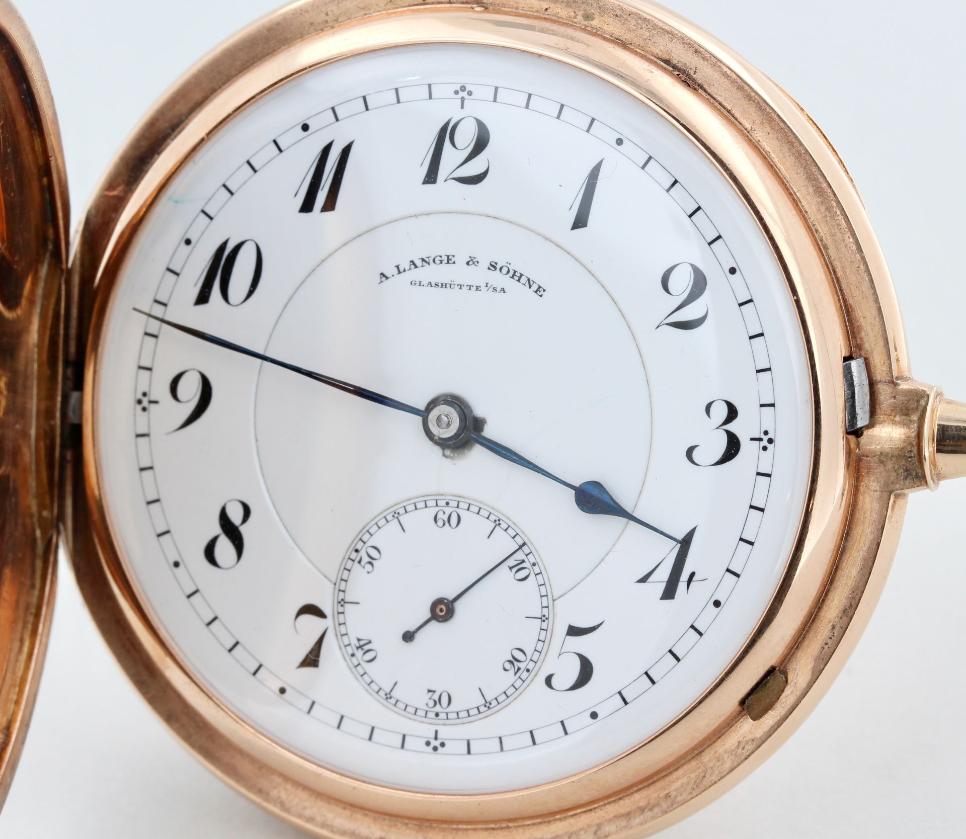 Taschenuhr A. Lange & Söhne Glashütte bei Dresden, 14 kt Gelbgold, A. Lange & Söhne Glashütte bei - Bild 2 aus 7