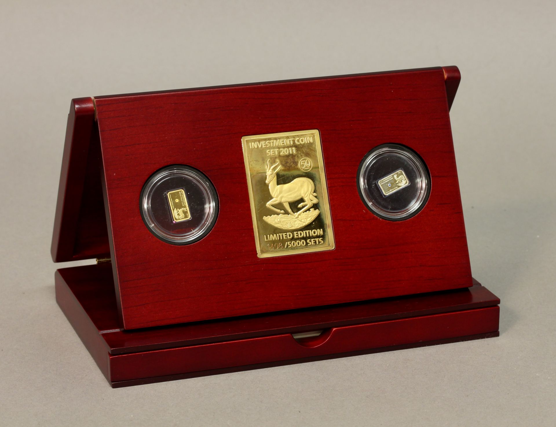 Reppa Investment Coin Set 2011, 1 x 999,9 Feingold, 1/20 oz, 1,41 g, 1 x 999,9 Feinsilber, 1/20 - Bild 3 aus 7