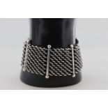 Armband Silber, 835 Silber, breite Form, punziert, ca. 54,5 g, L. 20 cm