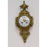 Pendule Cartel, feuervergoldete Bronze, Louis XVI-Stil, um 1800, feuervergoldete und ziselierte