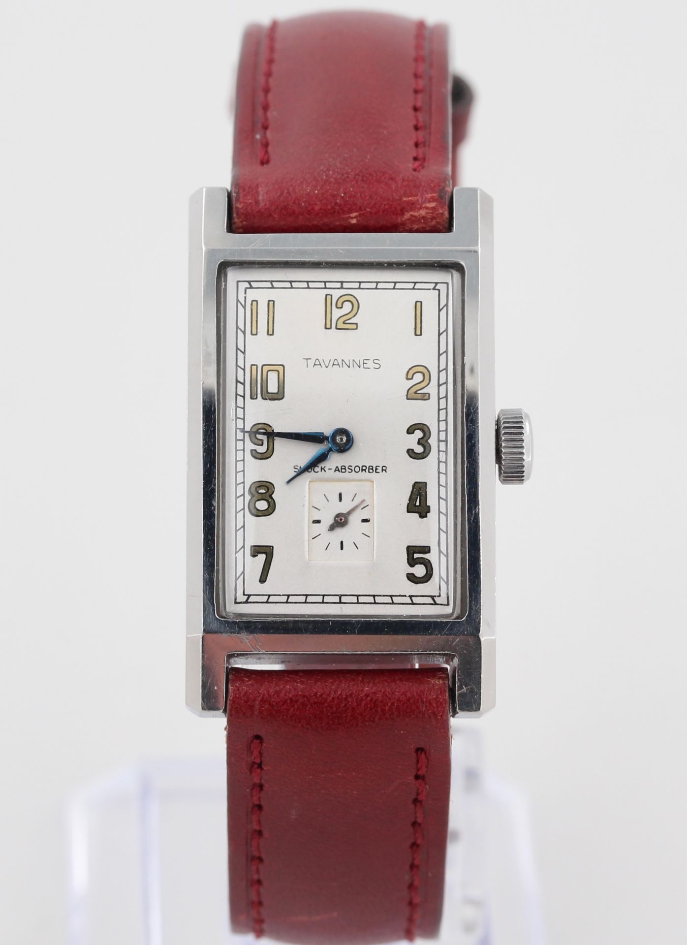 Armbanduhr Tavannes Shock Absorber, Edelstahl, Tavannes Shock Absorber, wohl 30er Jahre, - Bild 6 aus 6