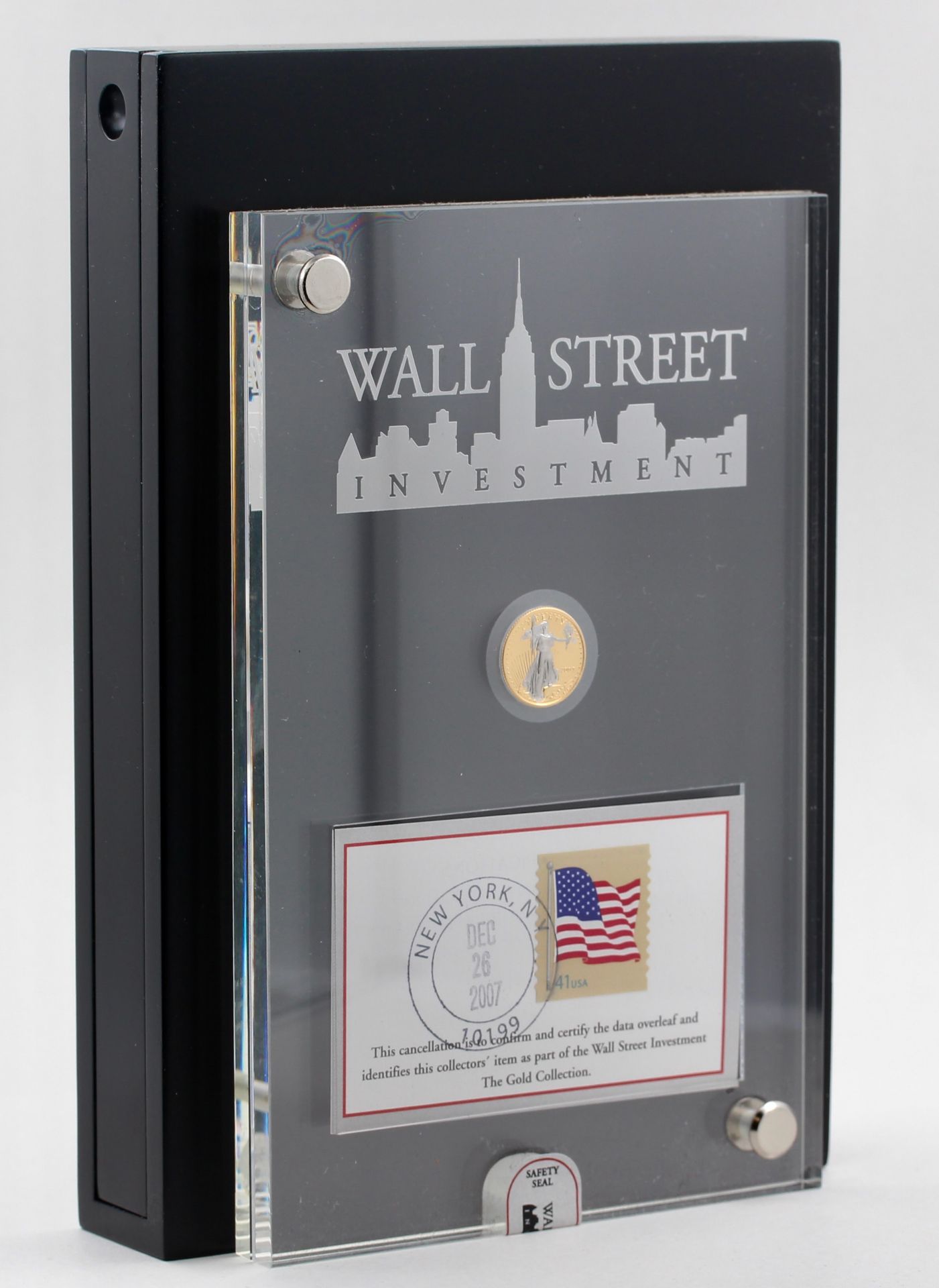 Wall Street Investment 2007, Wall Street Investment, 916 Gold, 1/10 oz, 3,393 g, D. 1,6 cm, - Bild 7 aus 7