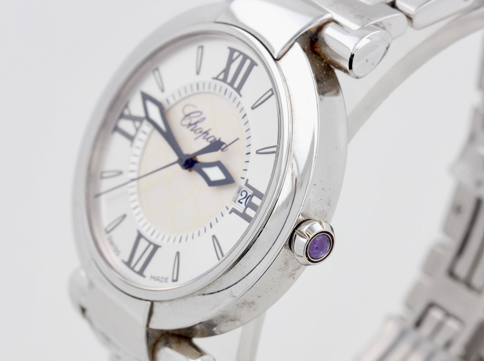 Damenarmbanduhr Chopard, Stahl, Chopard Imperiale, silberfarbenes Zifferblatt mit römischen - Bild 6 aus 6