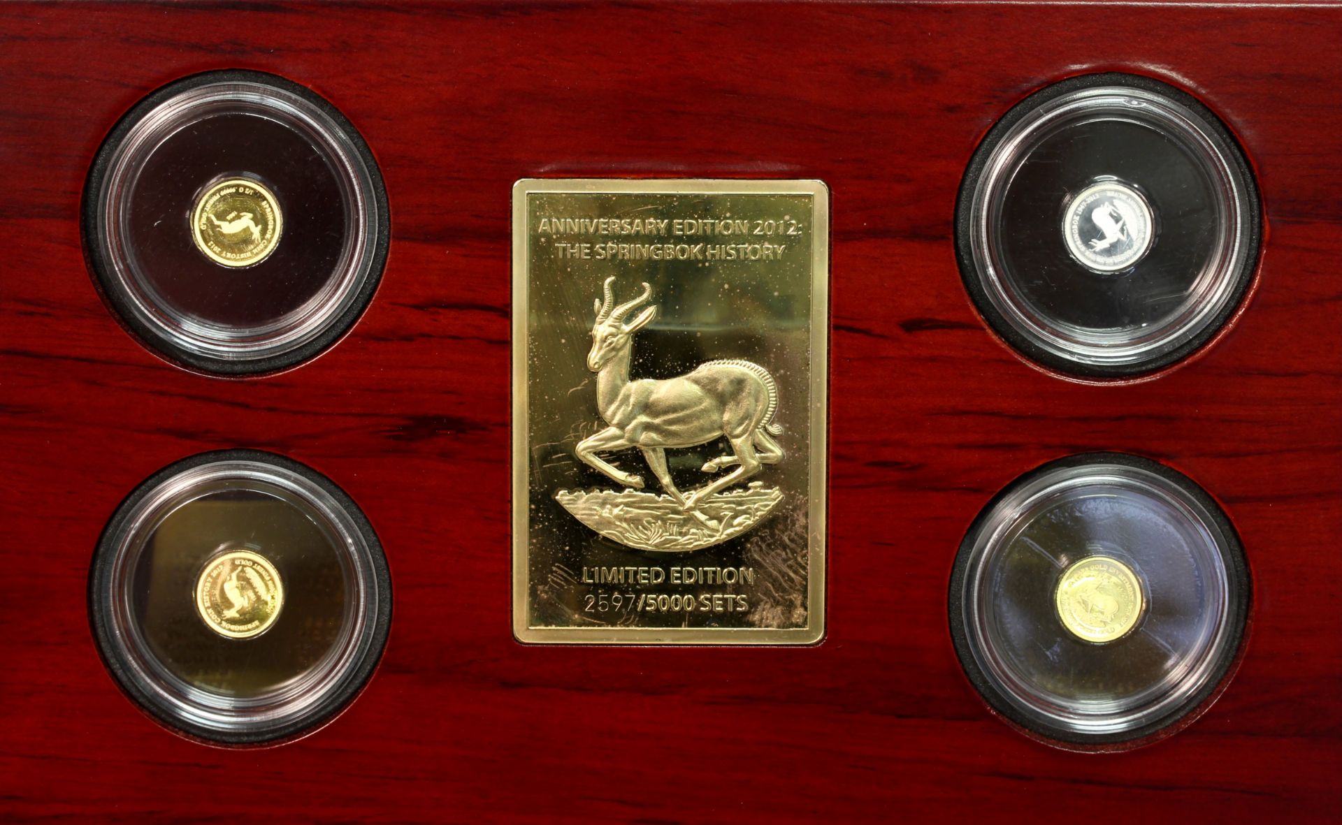 Reppa Investment Coin Set 2012, 3 x 999,9 Feingold, je 0,5 g, D. 1,1 cm, 1 x 999,9 Feinsilber, 0,5 - Bild 5 aus 7