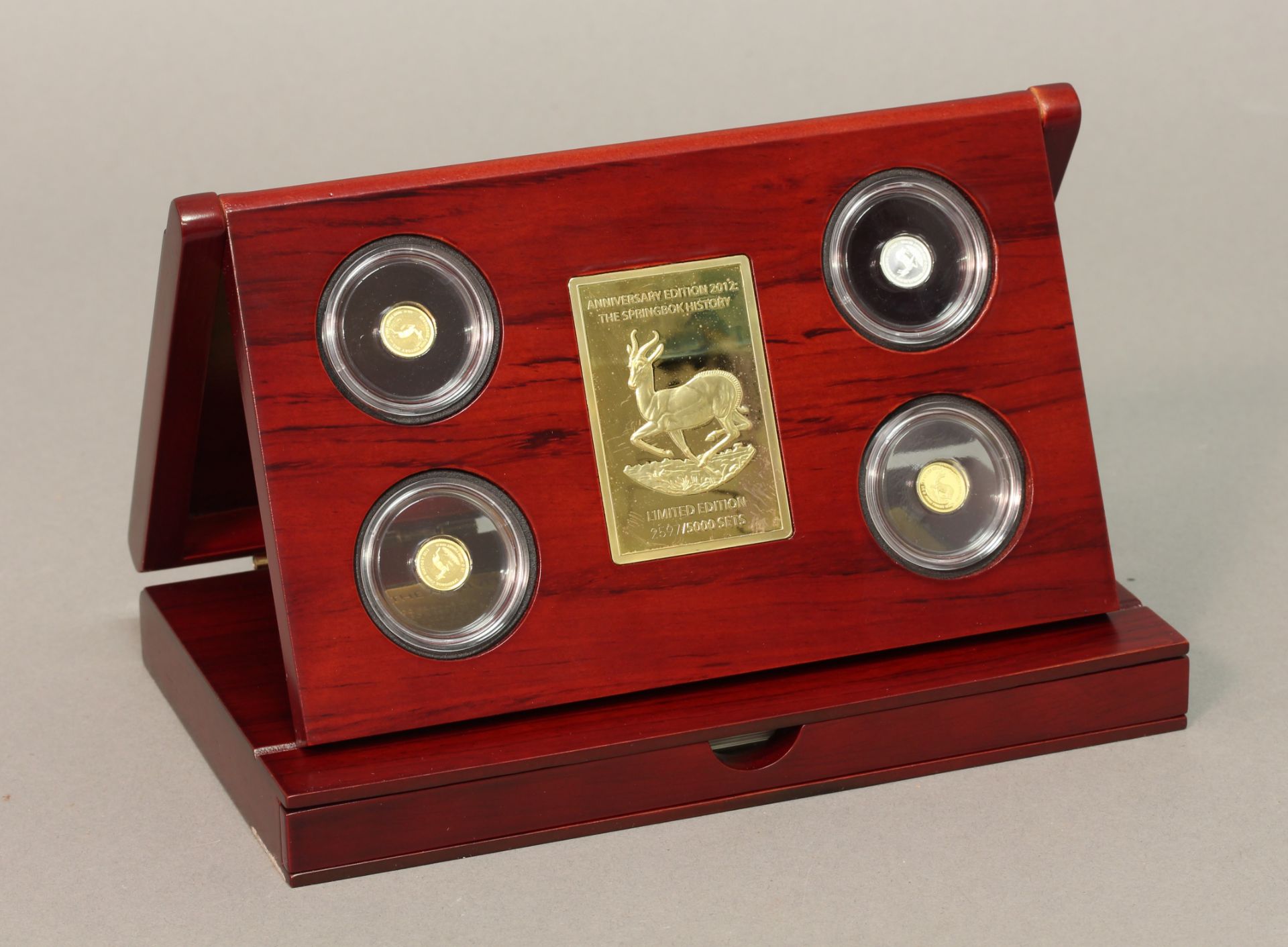 Reppa Investment Coin Set 2012, 3 x 999,9 Feingold, je 0,5 g, D. 1,1 cm, 1 x 999,9 Feinsilber, 0,5 - Bild 3 aus 7