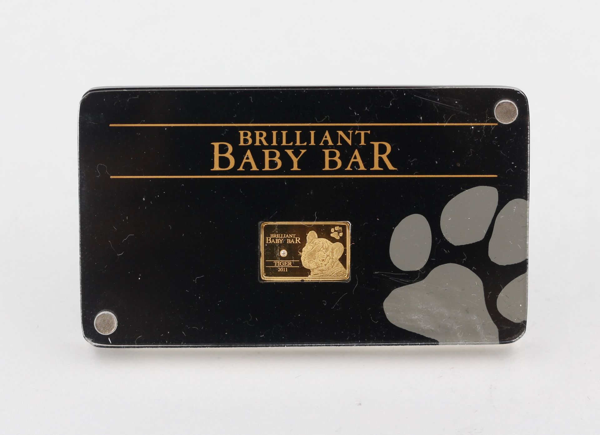 Brilliant Baby Bar 2011, Brilliant Baby Bar Goldbarren 2011, 999,9 Feingold, 1 g, mit 1 kleinen