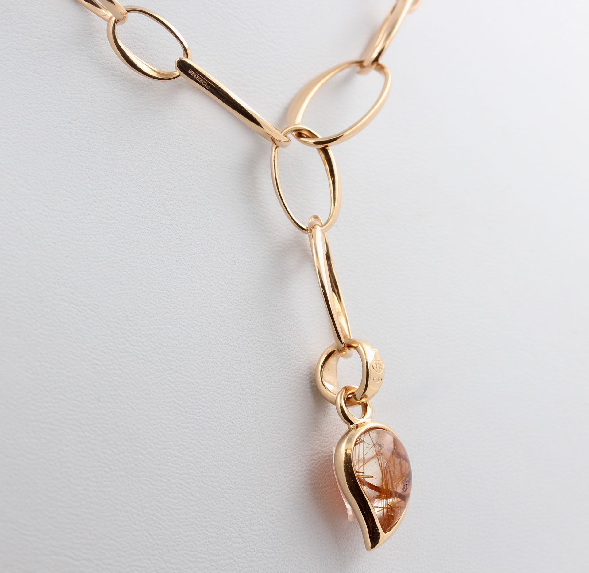 Collier Pomellato und Tamara Comolli, 18 kt Rotgold, Catena 2007, punziert, L. 54,5 cm (nachträglich - Bild 2 aus 6