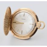 Taschenuhr Para, 14 kt Gelbgold, helles Zifferblatt mit Strichindizes, Handaufzug, Uhrwerk setzt