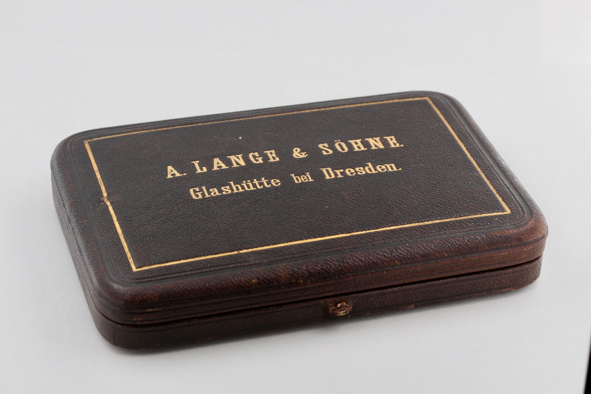 Taschenuhr A. Lange & Söhne Glashütte bei Dresden, 14 kt Gelbgold, A. Lange & Söhne Glashütte bei - Bild 7 aus 7
