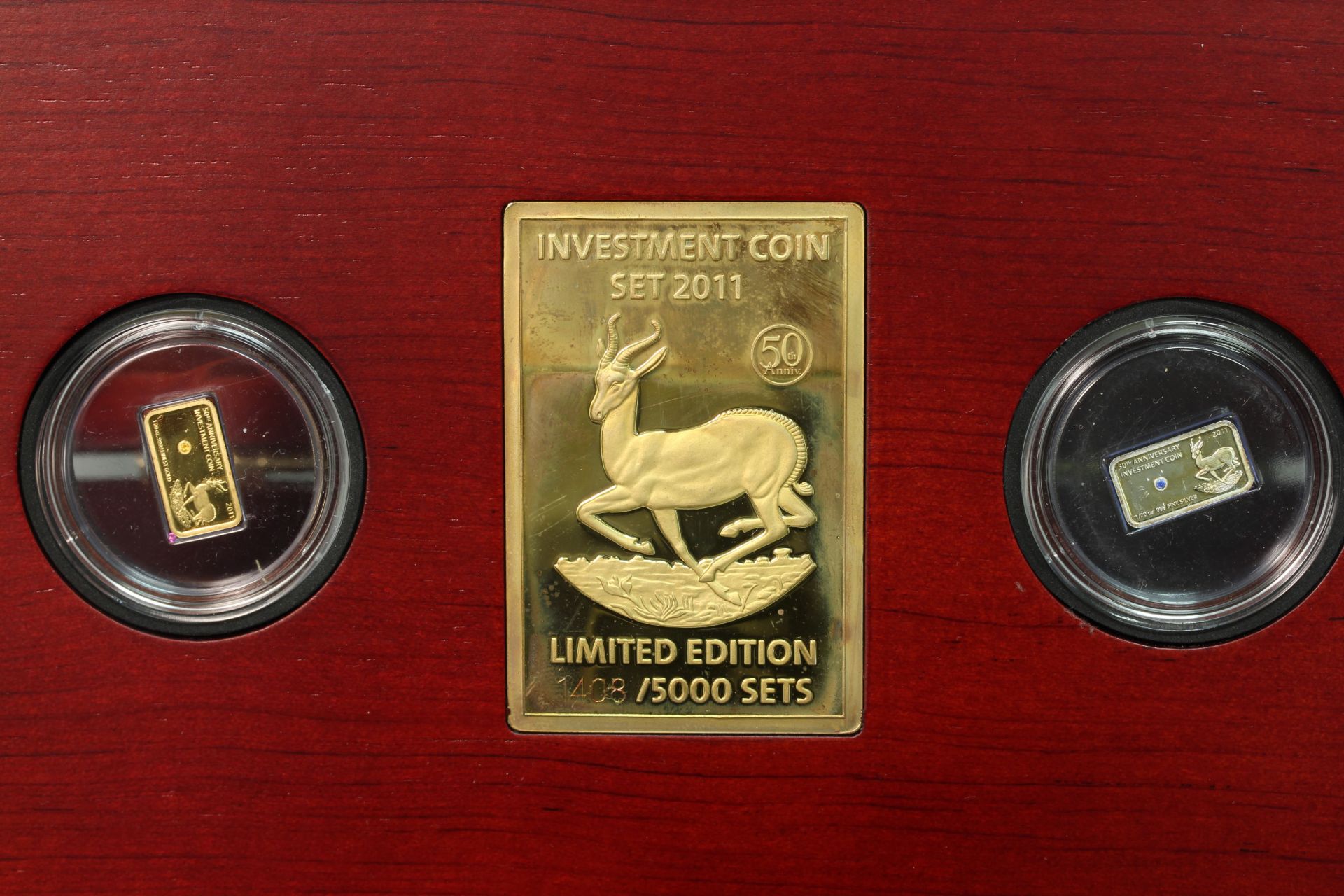Reppa Investment Coin Set 2011, 1 x 999,9 Feingold, 1/20 oz, 1,41 g, 1 x 999,9 Feinsilber, 1/20 - Bild 5 aus 7