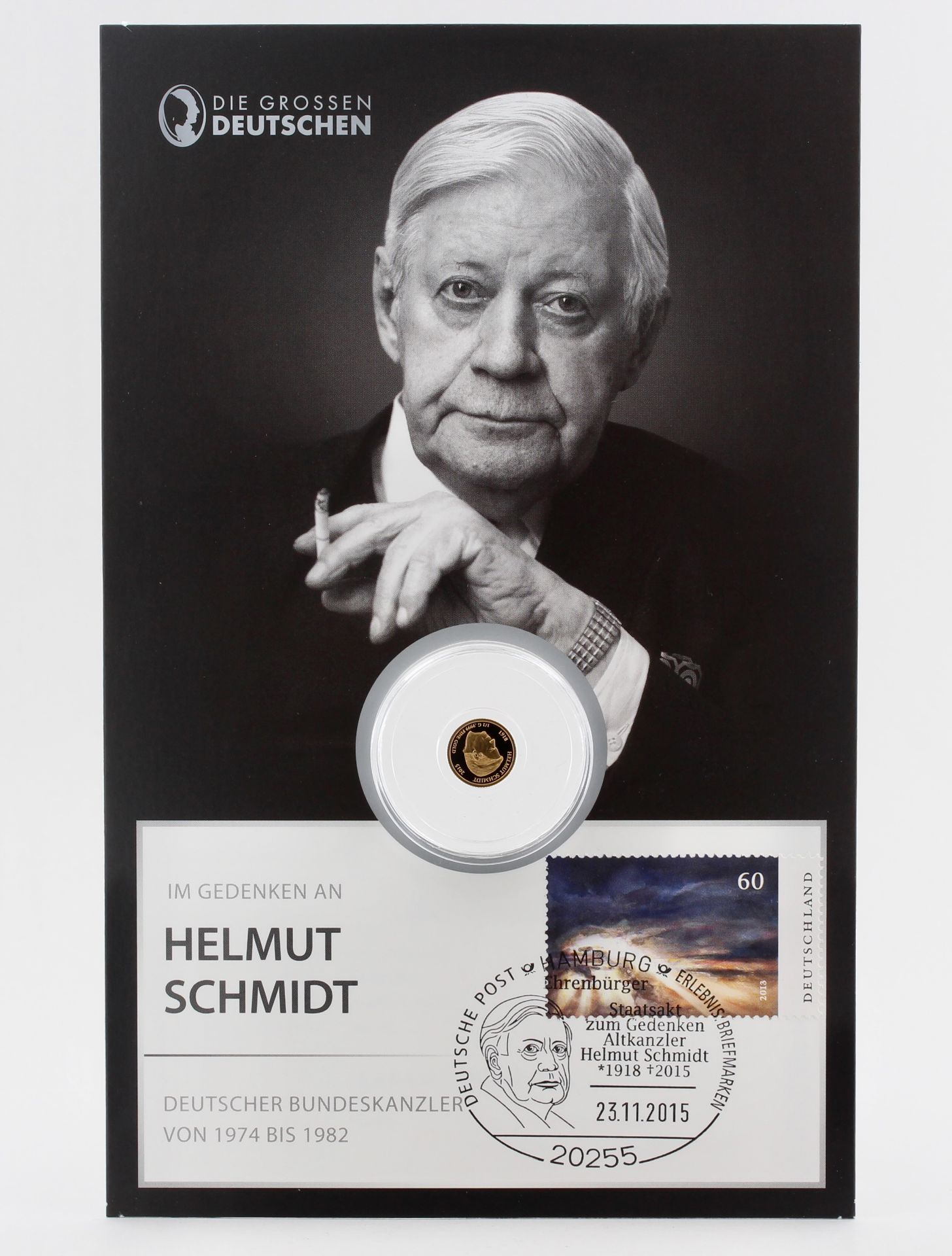 Die Großen Deutschen 2015, Die Großen Deutschen 2015, Gedenken an Helmut Schmidt, 999,9 Feingold