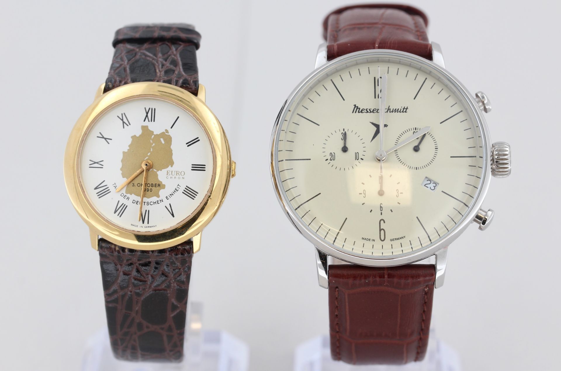 Konvolut Armbanduhren, verschieden, Messerschmitt, swatch, M&M, Euro Chron, mit Gebrauchsspuren, - Bild 2 aus 3