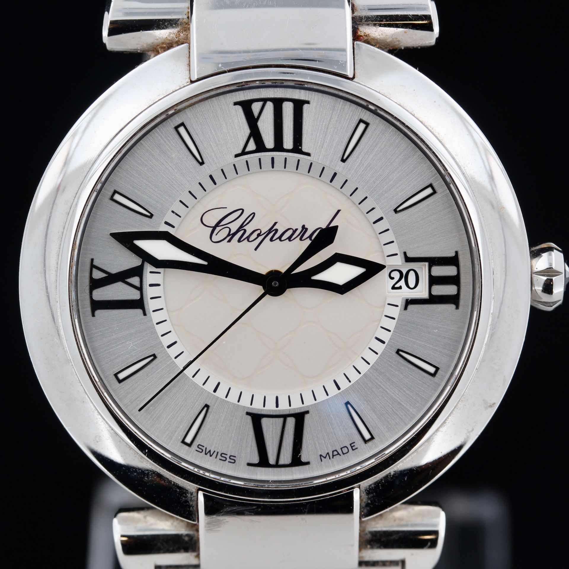 Damenarmbanduhr Chopard, Stahl, Chopard Imperiale, silberfarbenes Zifferblatt mit römischen - Bild 4 aus 6