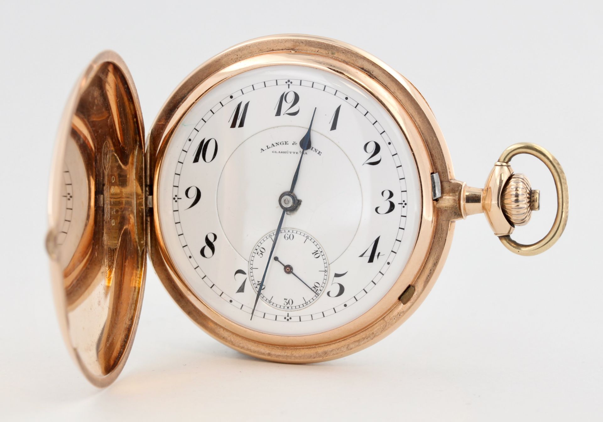 Taschenuhr A. Lange & Söhne Glashütte bei Dresden, 14 kt Gelbgold, A. Lange & Söhne Glashütte bei