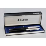 Parker Stiftset , Kugelschreiber und Filzstift, in original Etui, Mine müsste ersetzt werden, mit