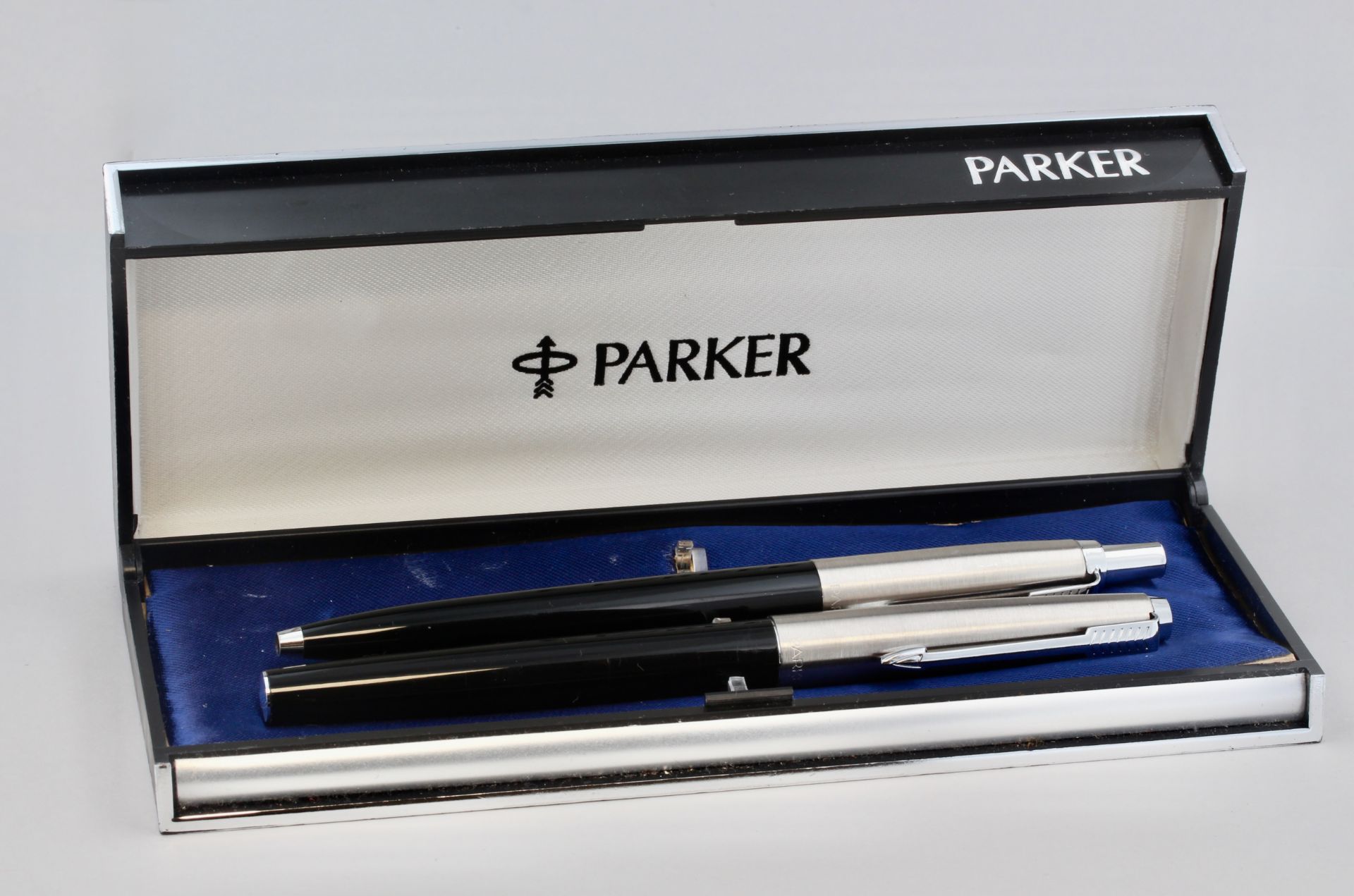 Parker Stiftset , Kugelschreiber und Filzstift, in original Etui, Mine müsste ersetzt werden, mit