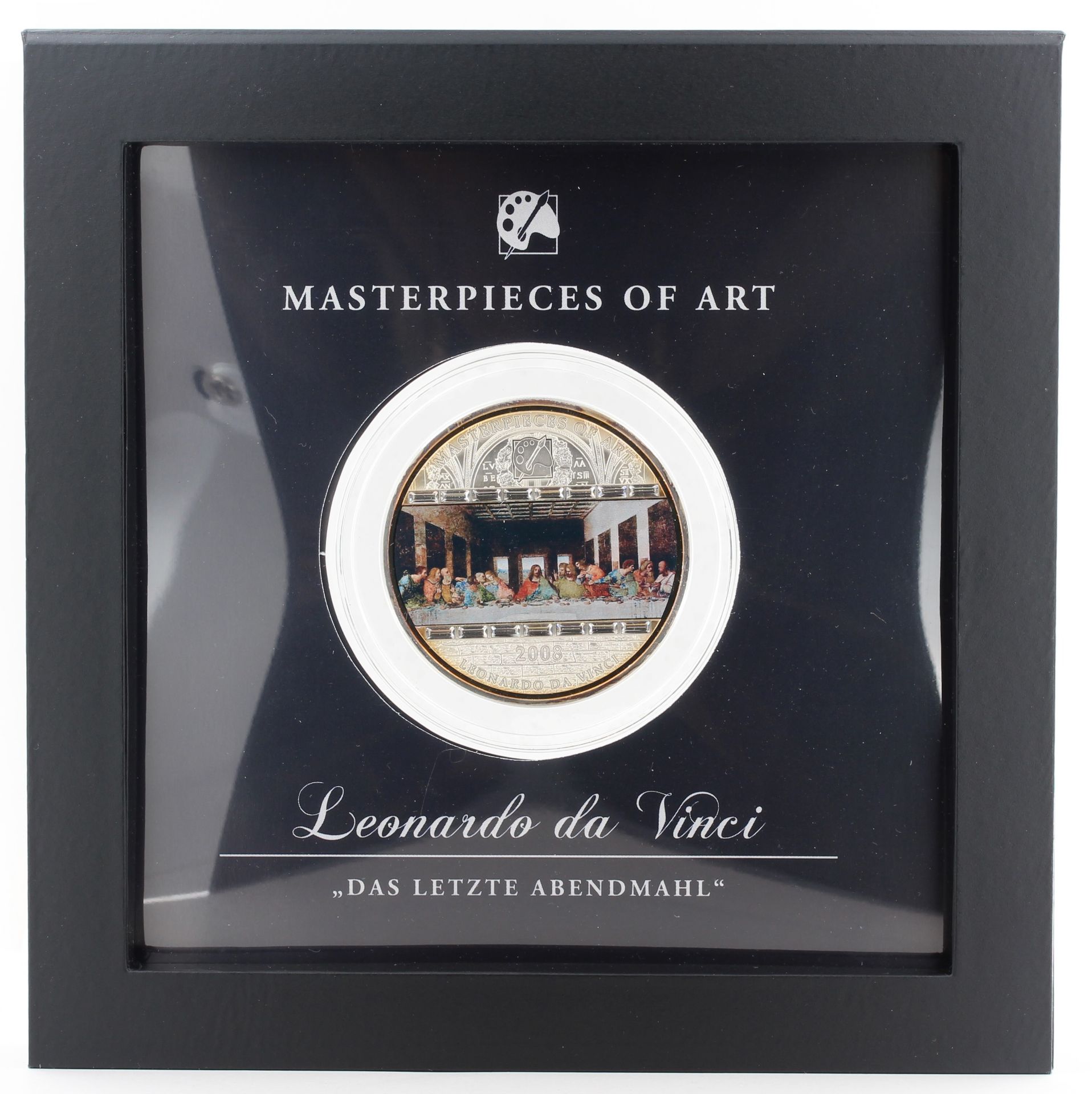 Silbermünze Masterpieces of Art The Christmas Edition 2011, 20 Dollar, 3 Unzen 999 Silber, Swarovski