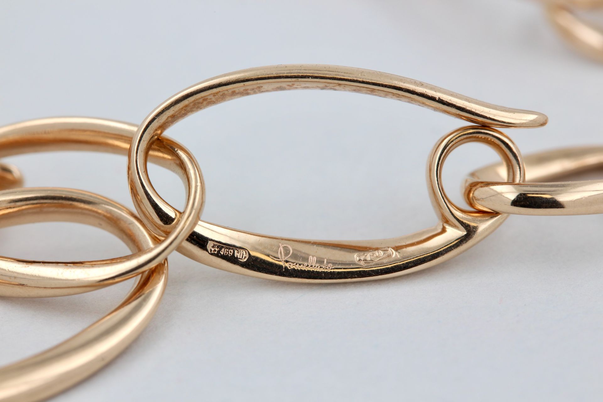 Collier Pomellato und Tamara Comolli, 18 kt Rotgold, Catena 2007, punziert, L. 54,5 cm (nachträglich - Bild 5 aus 6