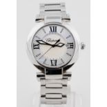 Damenarmbanduhr Chopard, Stahl, Chopard Imperiale, silberfarbenes Zifferblatt mit römischen