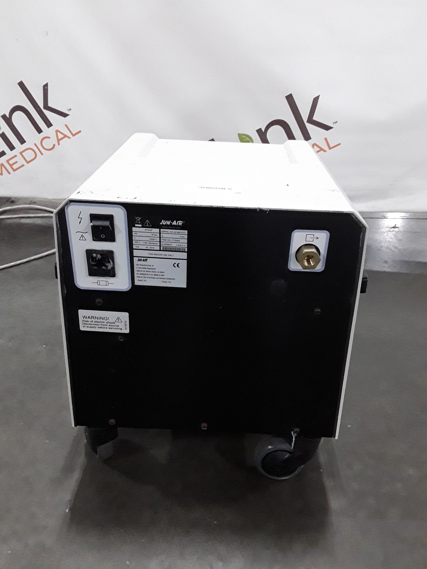 Jun-Air 87R-4P Dental Air Compressor - 625431 - Image 5 of 7