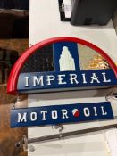 Imperial Motor Oil Sign - SELLING NO RESERVE