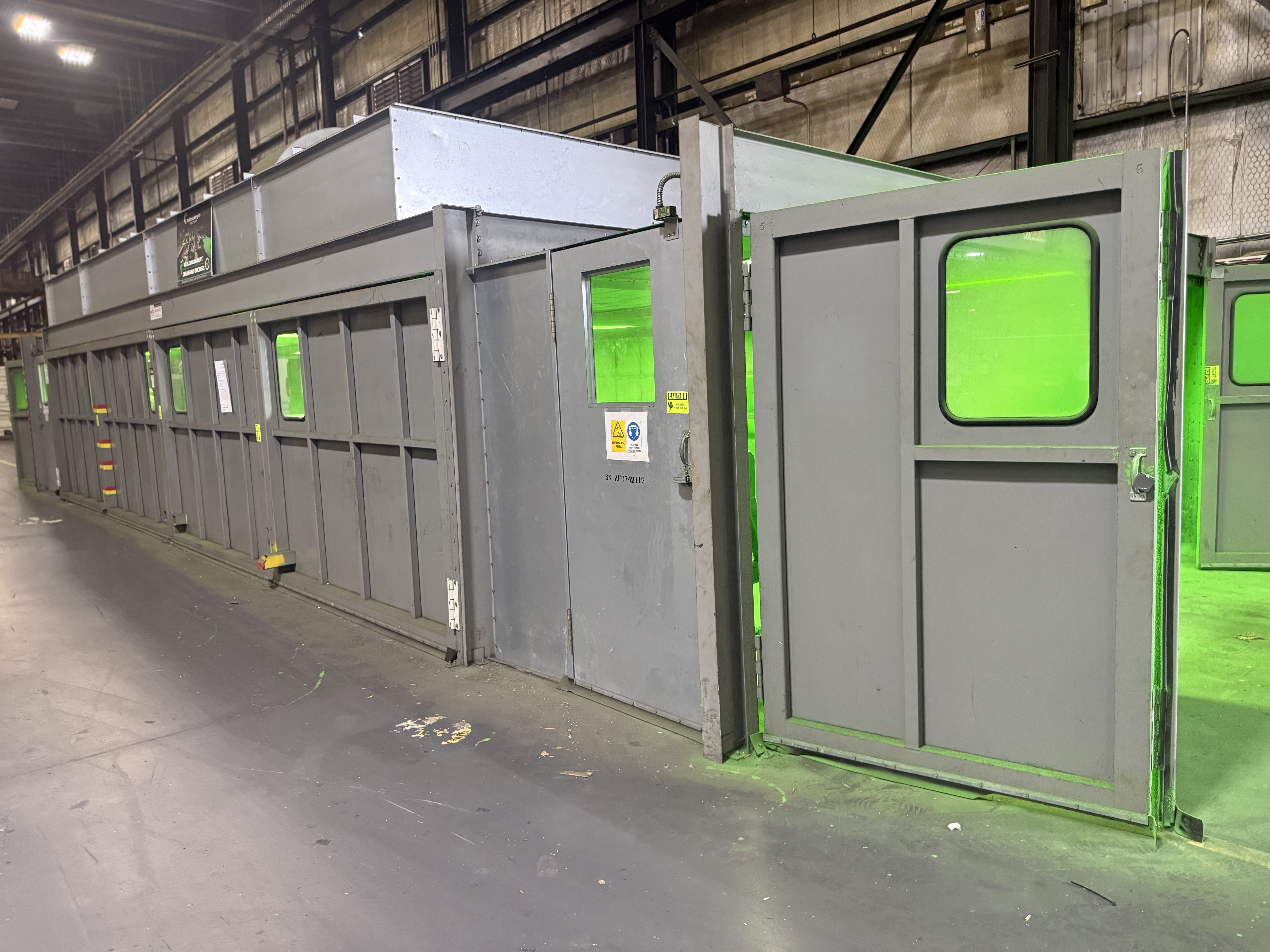 Global Finishing Solutions Semi Down Draft Booth
